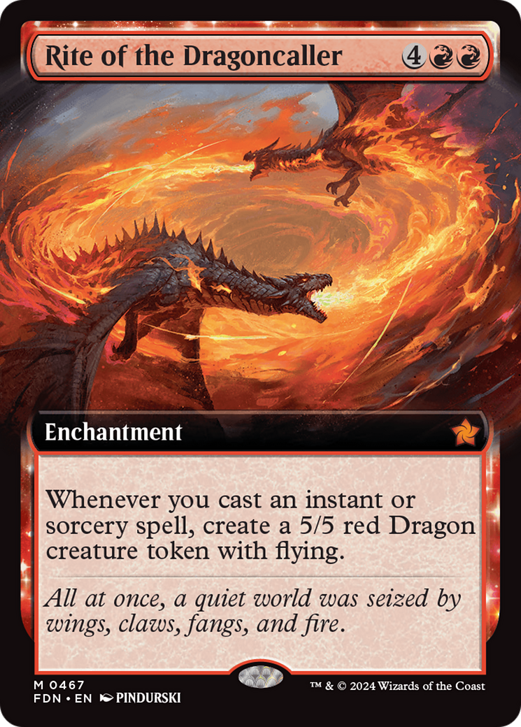 Rite of the Dragoncaller (Extended Art) [Foundations] | Gear Gaming Bentonville