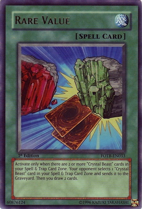 Rare Value [FOTB-EN033] Ultra Rare | Gear Gaming Bentonville