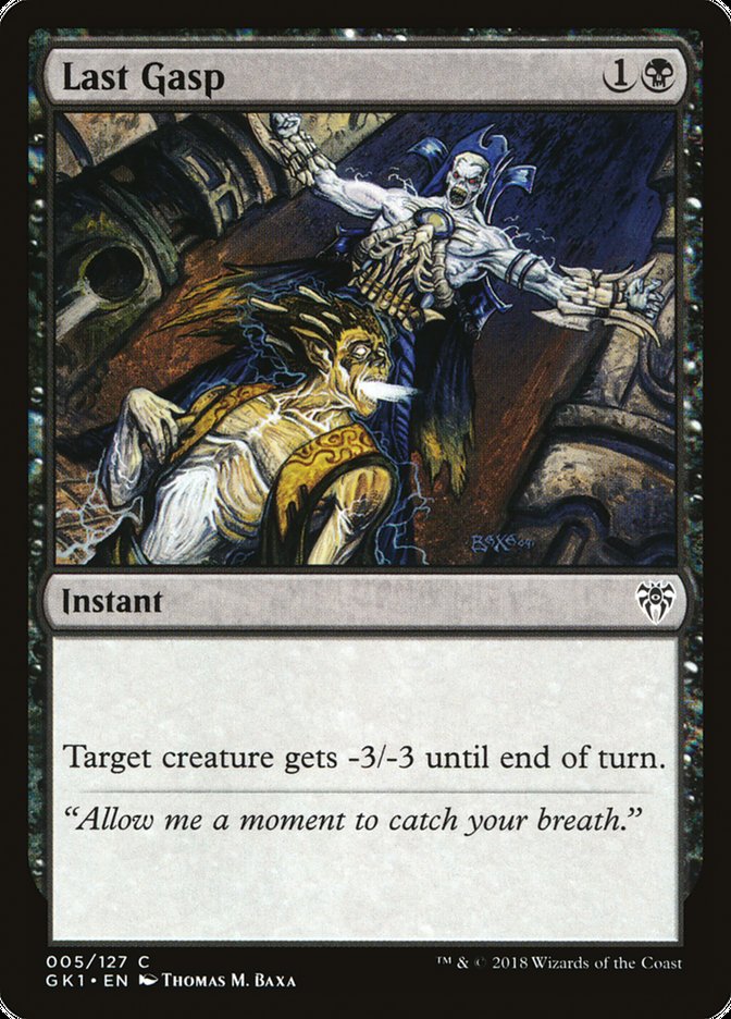 Last Gasp [Guilds of Ravnica Guild Kit] | Gear Gaming Bentonville