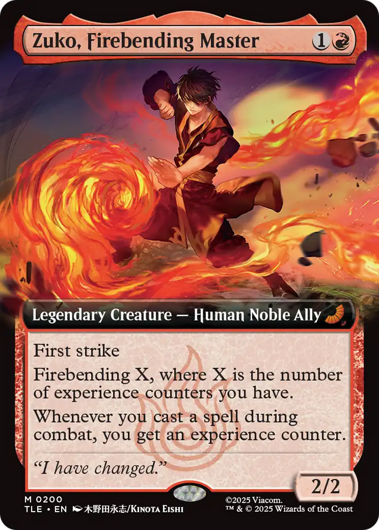 Zuko, Firebending Master (Extended Art) [Avatar: The Last Airbender: Eternal-Legal] | Gear Gaming Bentonville