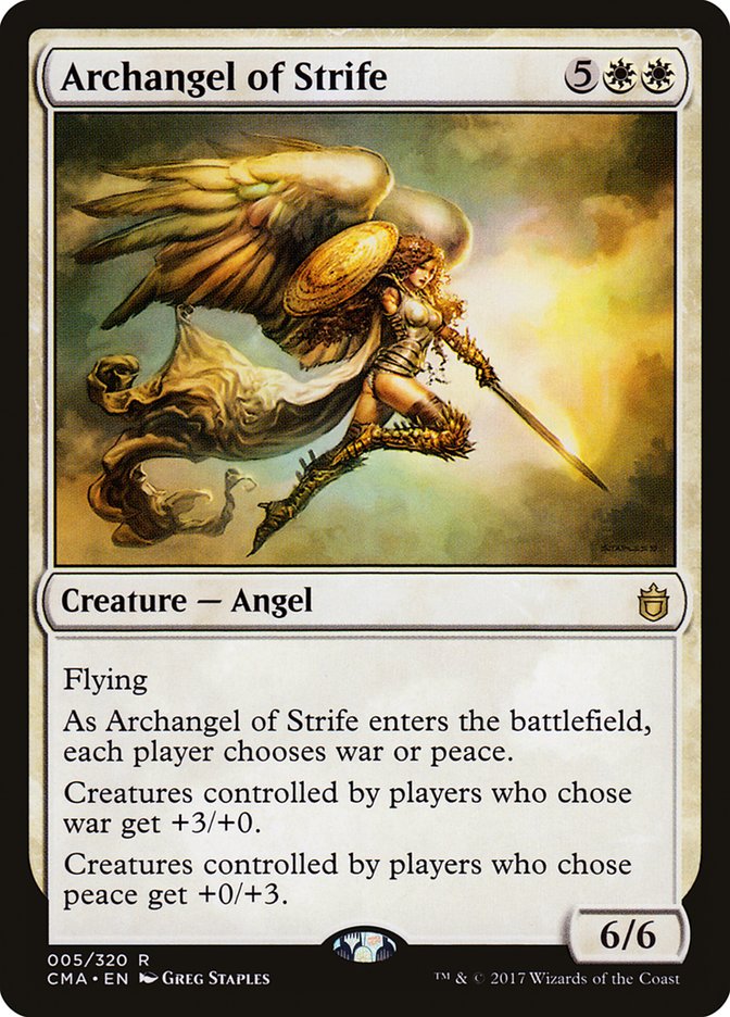 Archangel of Strife [Commander Anthology] | Gear Gaming Bentonville
