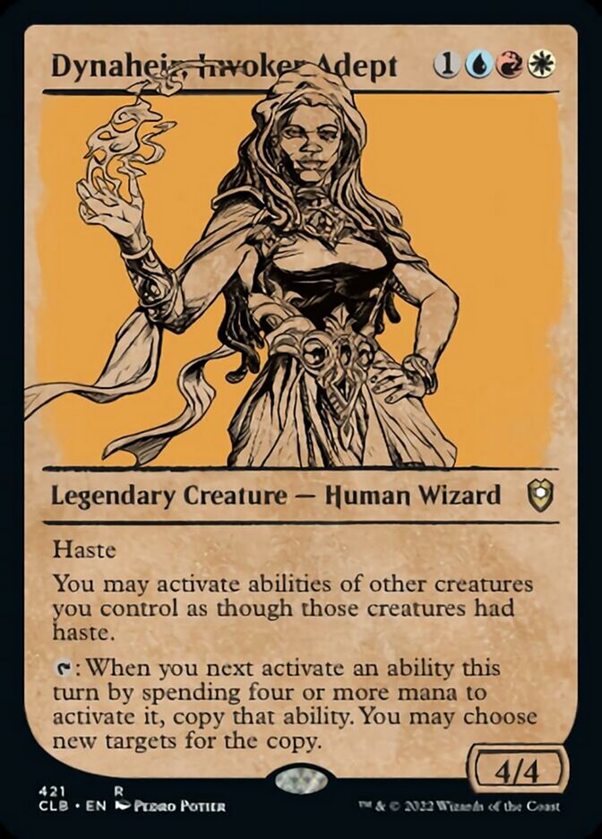 Dynaheir, Invoker Adept (Showcase) [Commander Legends: Battle for Baldur's Gate] | Gear Gaming Bentonville