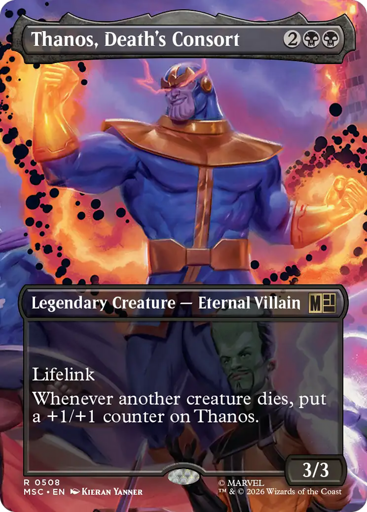 Thanos, Death's Consort (Extended Art) [Marvel Super Heroes Commander] | Gear Gaming Bentonville