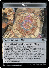 Map // Skeleton Pirate Double-Sided Token [The Lost Caverns of Ixalan Commander Tokens] | Gear Gaming Bentonville