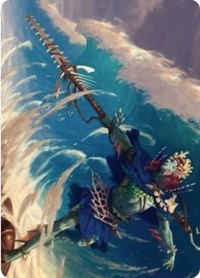 Tazeem Roilmage Art Card [Zendikar Rising Art Series] | Gear Gaming Bentonville