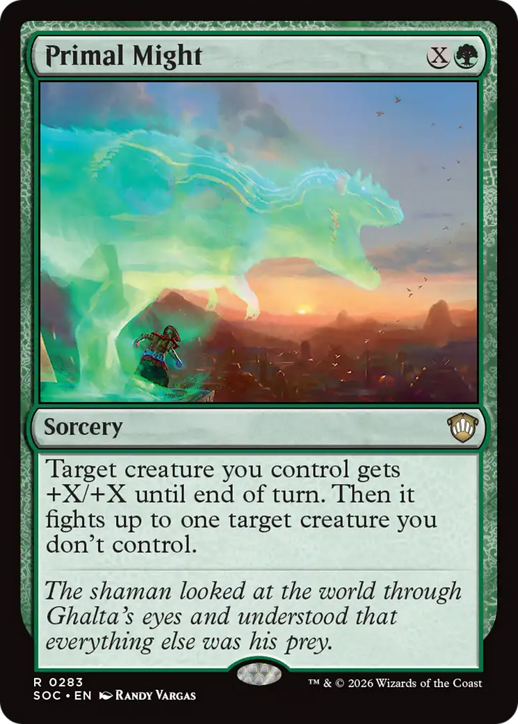 Primal Might [Secrets of Strixhaven Commander] | Gear Gaming Bentonville