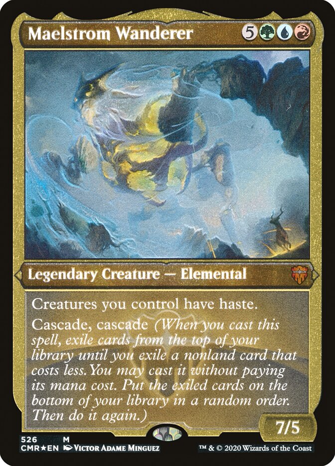 Maelstrom Wanderer (Etched) [Commander Legends] | Gear Gaming Bentonville