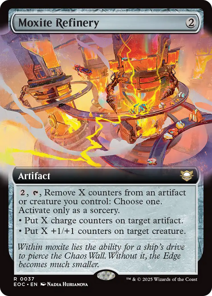 Moxite Refinery (Extended Art) [Edge of Eternities Commander] | Gear Gaming Bentonville