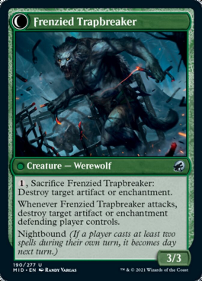 Outland Liberator // Frenzied Trapbreaker [Innistrad: Midnight Hunt] | Gear Gaming Bentonville
