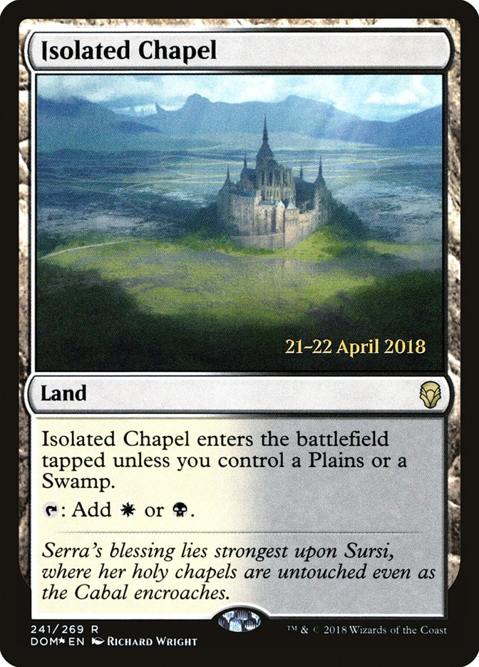 Isolated Chapel [Dominaria Prerelease Promos] | Gear Gaming Bentonville