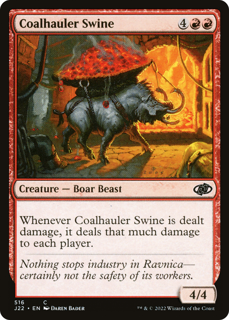 Coalhauler Swine [Jumpstart 2022] | Gear Gaming Bentonville