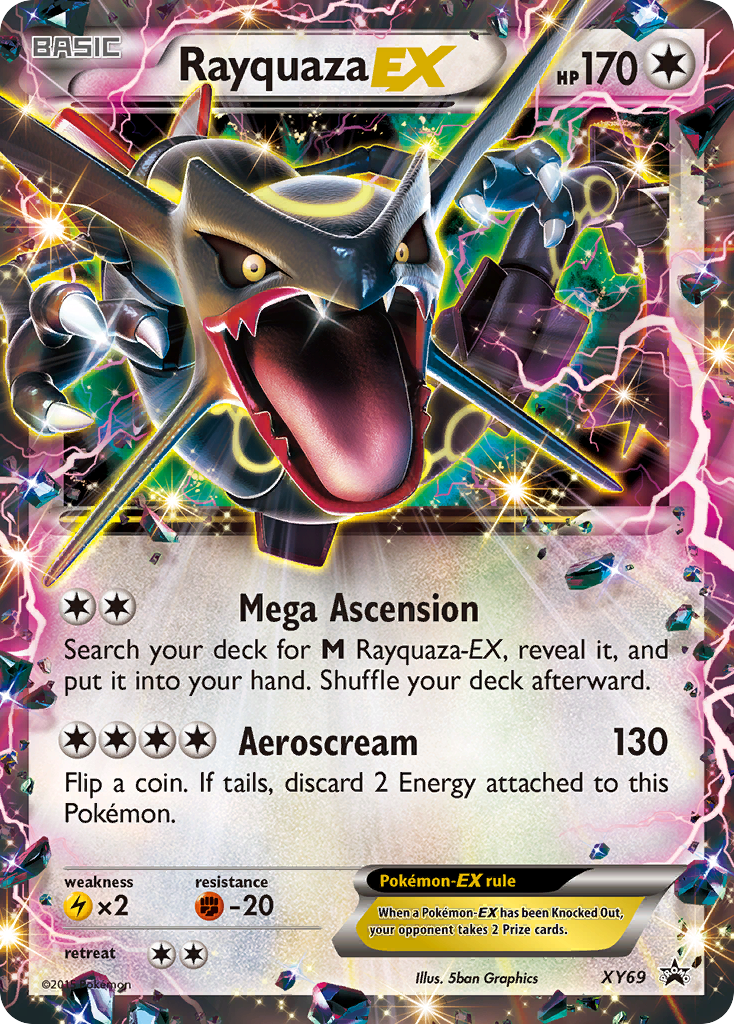 Rayquaza EX (XY69) (Shiny) [XY: Black Star Promos] | Gear Gaming Bentonville