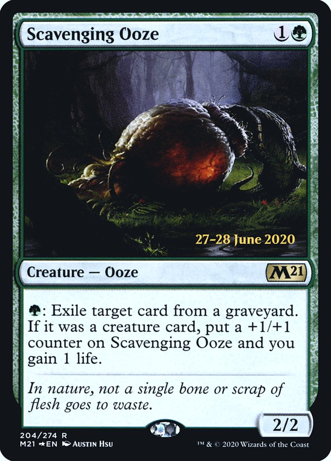Scavenging Ooze [Core Set 2021 Prerelease Promos] | Gear Gaming Bentonville