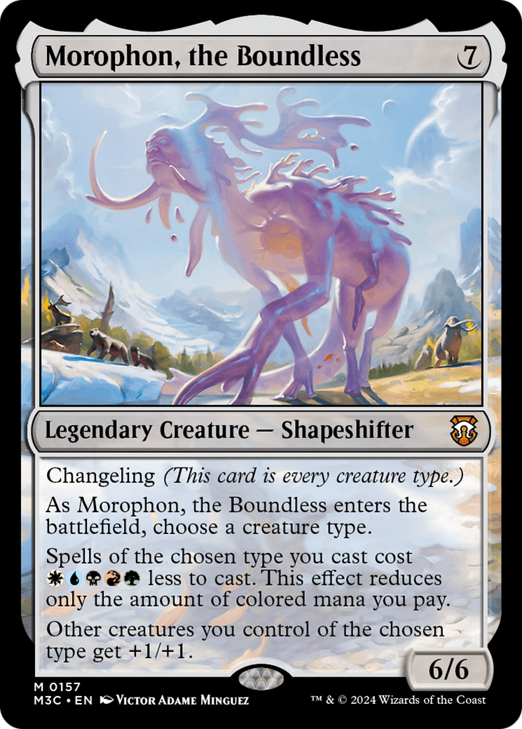 Morophon, the Boundless (Ripple Foil) [Modern Horizons 3 Commander] | Gear Gaming Bentonville