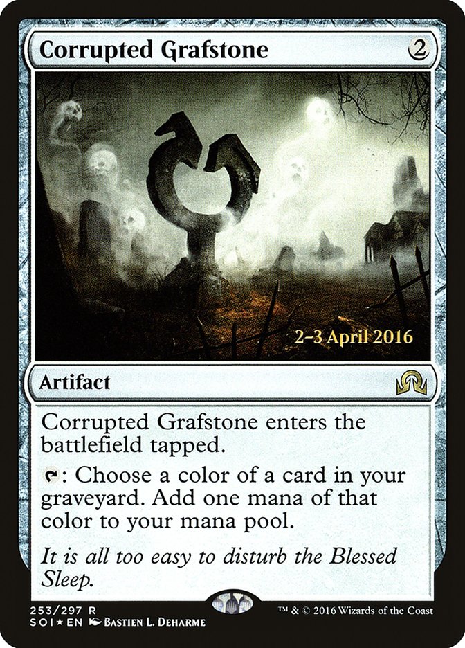 Corrupted Grafstone [Shadows over Innistrad Prerelease Promos] | Gear Gaming Bentonville