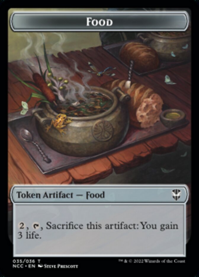 Food // Citizen Double-Sided Token [Streets of New Capenna Commander Tokens] | Gear Gaming Bentonville