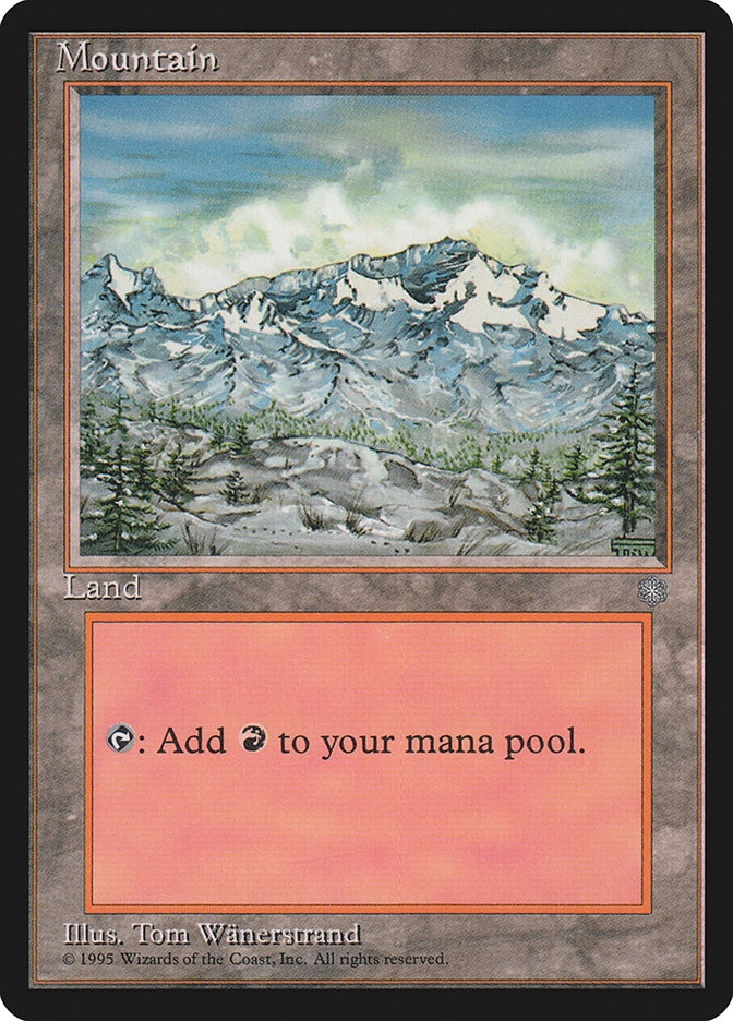 Mountain (Trees Visible / Signature on Right) [Ice Age] | Gear Gaming Bentonville
