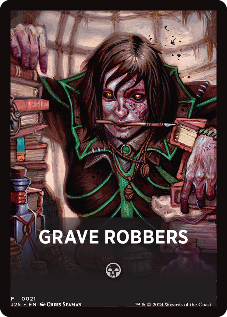 Grave Robbers Theme Card [Foundations Jumpstart Front Cards] | Gear Gaming Bentonville