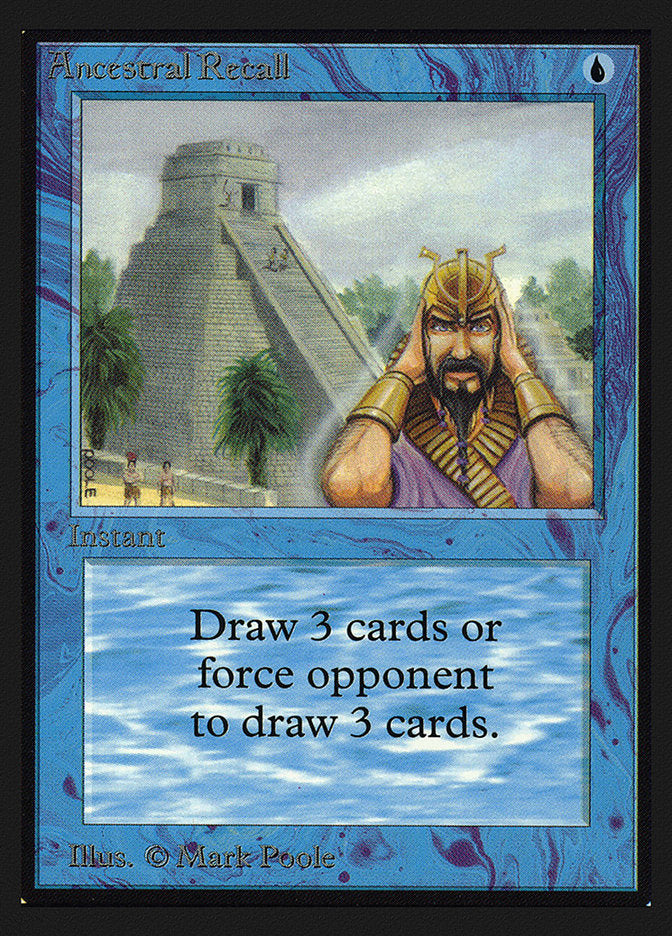 Ancestral Recall [International Collectors' Edition] | Gear Gaming Bentonville