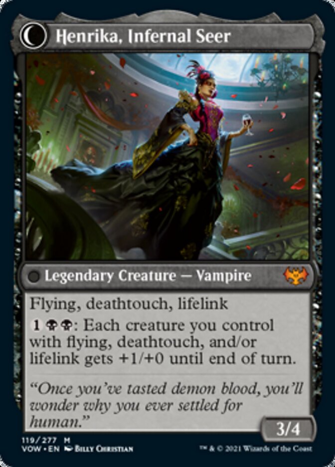 Henrika Domnathi // Henrika, Infernal Seer [Innistrad: Crimson Vow] | Gear Gaming Bentonville