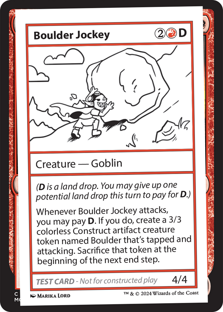 Boulder Jockey [Mystery Booster 2 Playtest Cards] | Gear Gaming Bentonville