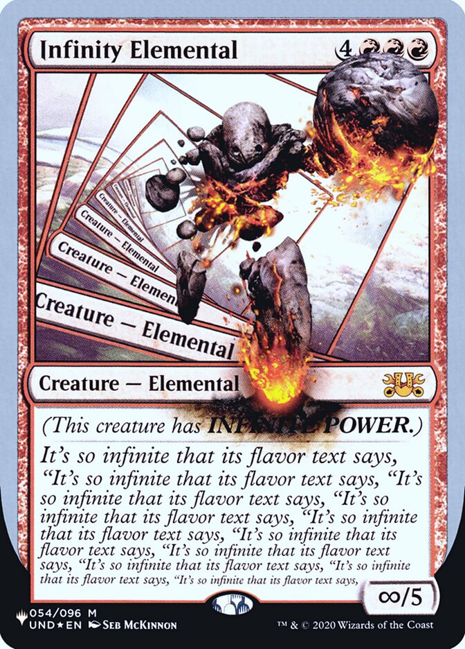 Infinity Elemental (Unfinity Foil Edition) [The List] | Gear Gaming Bentonville