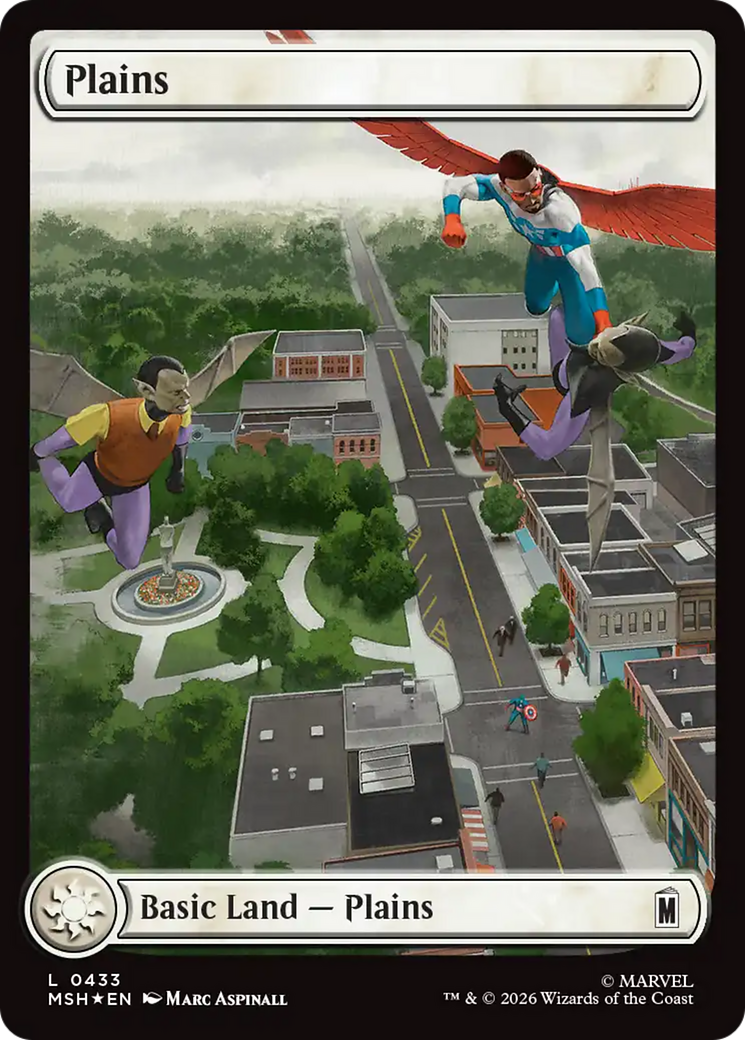 Plains (0433) (Surge Foil) [Marvel Super Heroes] | Gear Gaming Bentonville