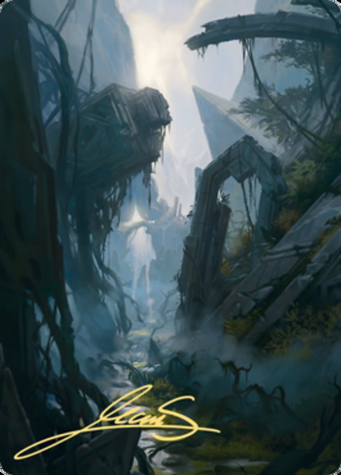 Swamp 2 Art Card (Gold-Stamped Signature) [Zendikar Rising Art Series] | Gear Gaming Bentonville