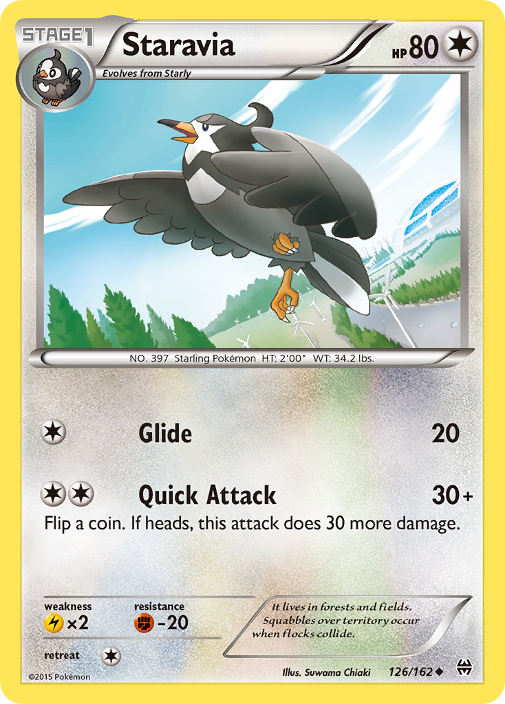 Staravia (126/162) [XY: BREAKthrough] | Gear Gaming Bentonville