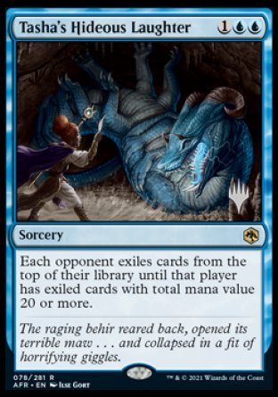 Tasha's Hideous Laughter (Promo Pack) [Dungeons & Dragons: Adventures in the Forgotten Realms Promos] | Gear Gaming Bentonville