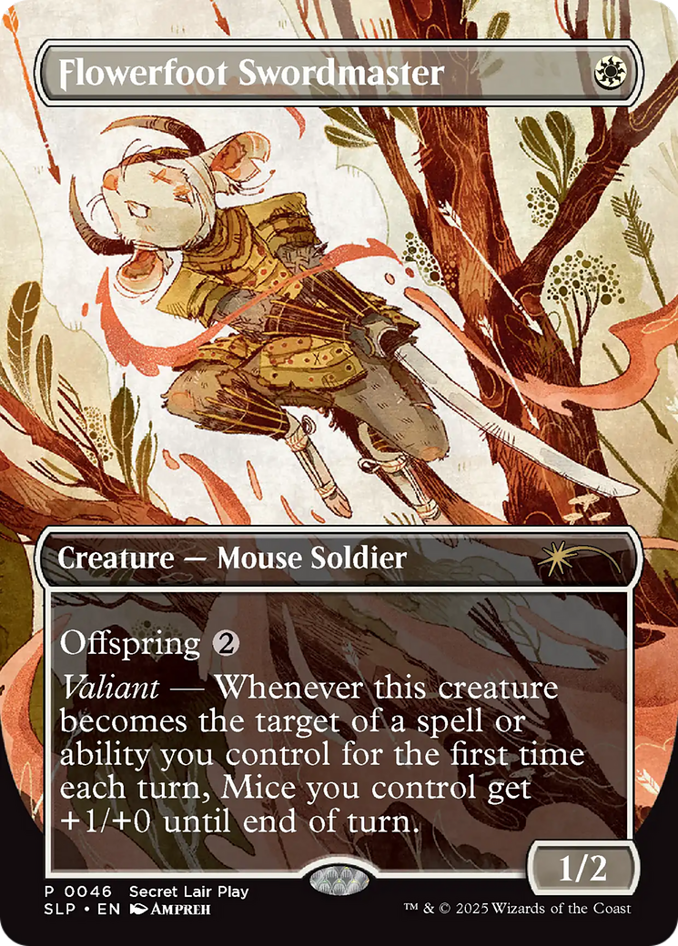 Flowerfoot Swordmaster [Secret Lair Showdown] | Gear Gaming Bentonville