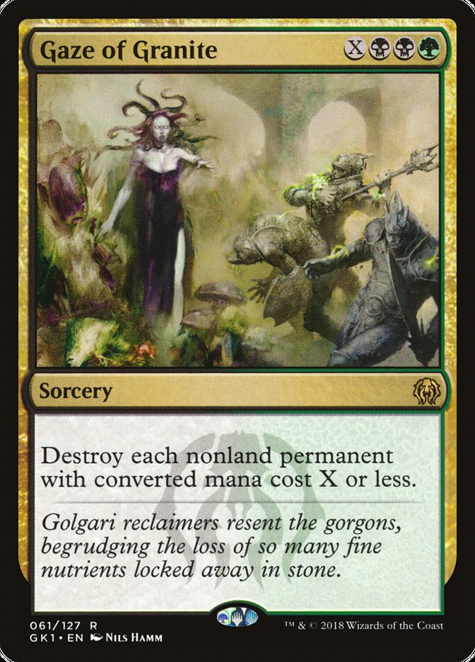 Gaze of Granite [Guilds of Ravnica Guild Kit] | Gear Gaming Bentonville