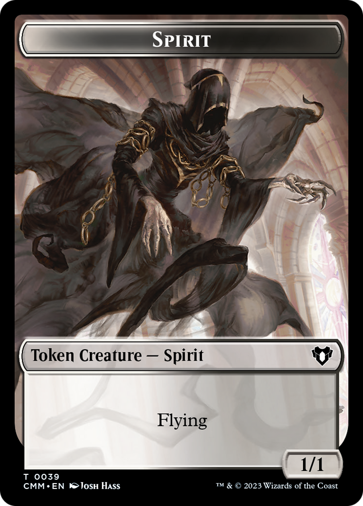 Spirit Token (39) [Commander Masters Tokens] | Gear Gaming Bentonville