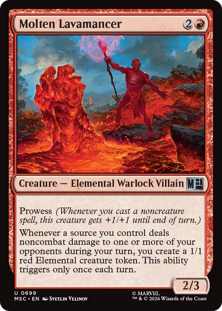 Molten Lavamancer [Marvel Super Heroes Commander] | Gear Gaming Bentonville