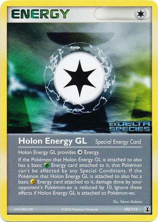 Holon Energy GL (105/113) (Stamped) [EX: Delta Species] | Gear Gaming Bentonville