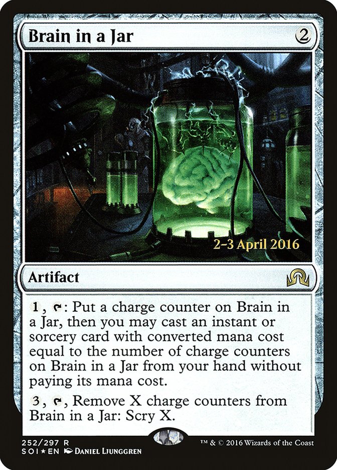 Brain in a Jar [Shadows over Innistrad Prerelease Promos] | Gear Gaming Bentonville
