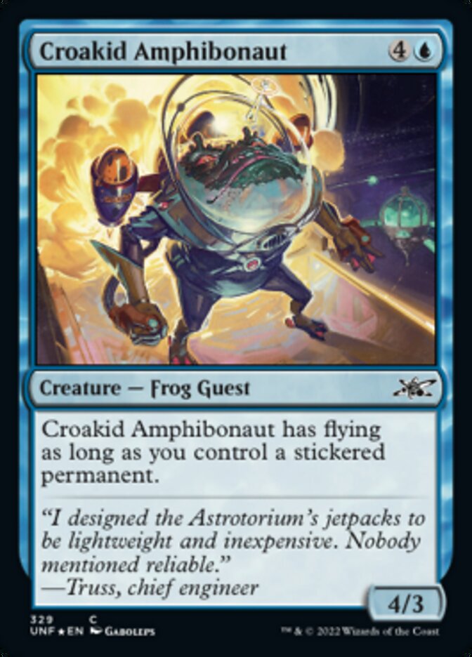Croakid Amphibonaut (Galaxy Foil) [Unfinity] | Gear Gaming Bentonville