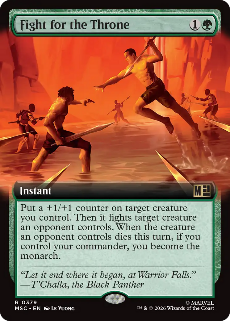 Fight for the Throne (Extended Art) [Marvel Super Heroes Commander] | Gear Gaming Bentonville