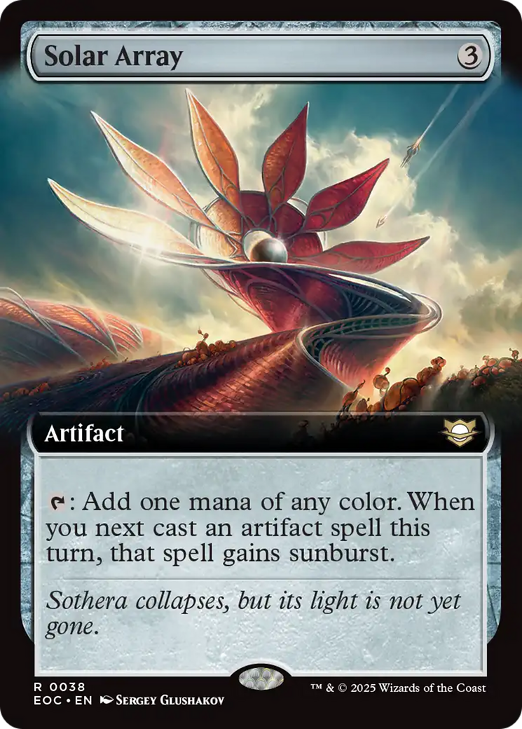 Solar Array (Extended Art) [Edge of Eternities Commander] | Gear Gaming Bentonville