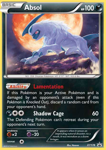 Absol (XY178) [XY: Black Star Promos] | Gear Gaming Bentonville