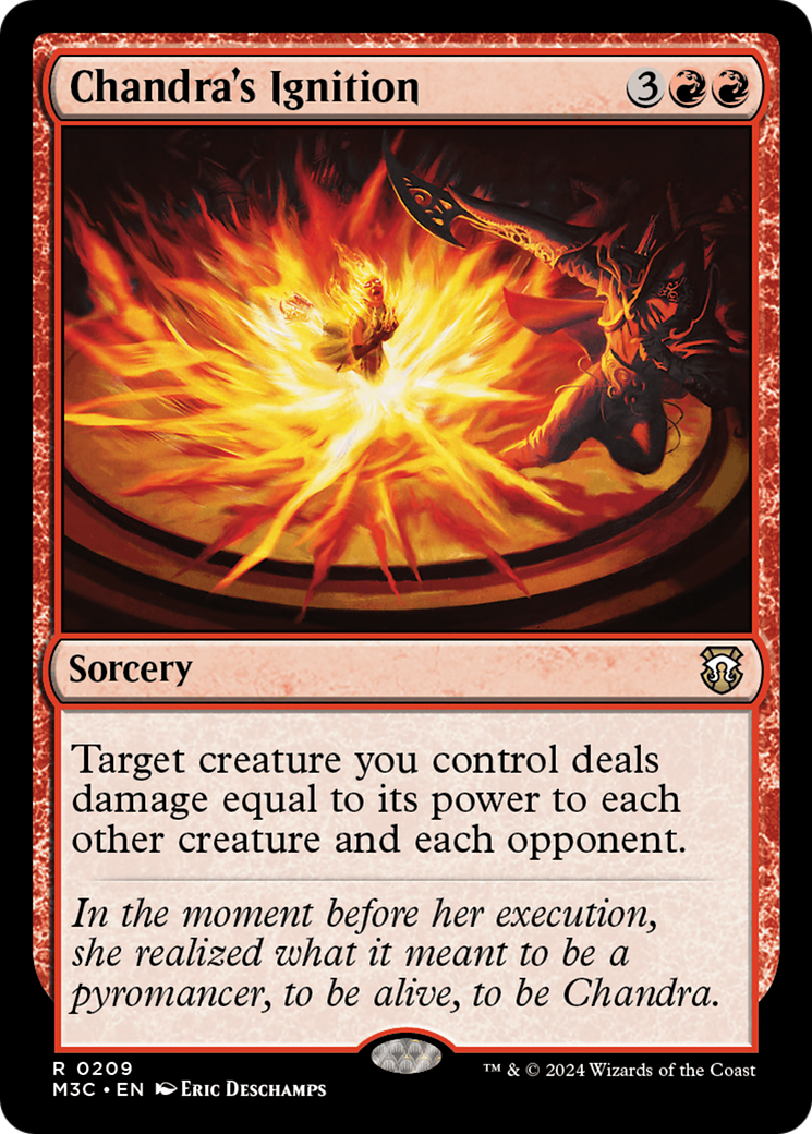 Chandra's Ignition (Ripple Foil) [Modern Horizons 3 Commander] | Gear Gaming Bentonville