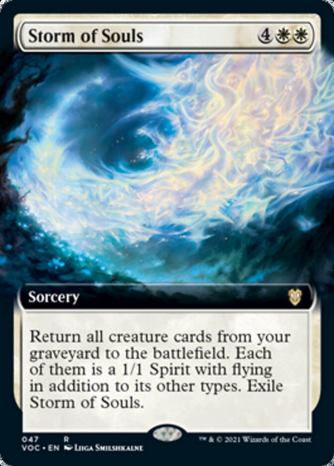 Storm of Souls (Extended Art) [Innistrad: Crimson Vow Commander] | Gear Gaming Bentonville
