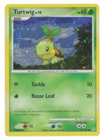 Turtwig (103/130) (Cosmos Holofoil) [Diamond & Pearl: Base Set] | Gear Gaming Bentonville