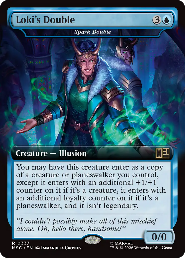 Loki's Double - Spark Double (Extended Art) [Marvel Super Heroes Commander] | Gear Gaming Bentonville