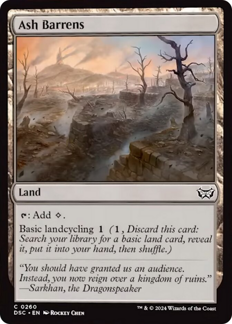 Ash Barrens [Duskmourn: House of Horror Commander] | Gear Gaming Bentonville