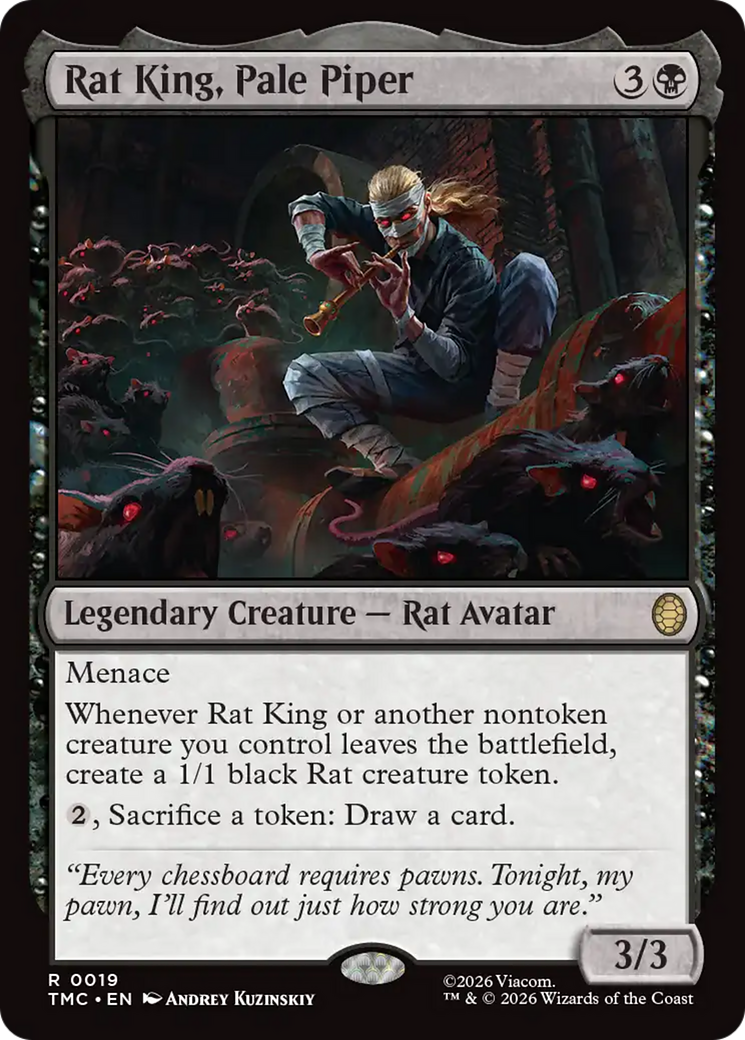 Rat King, Pale Piper [Teenage Mutant Ninja Turtles Commander] | Gear Gaming Bentonville