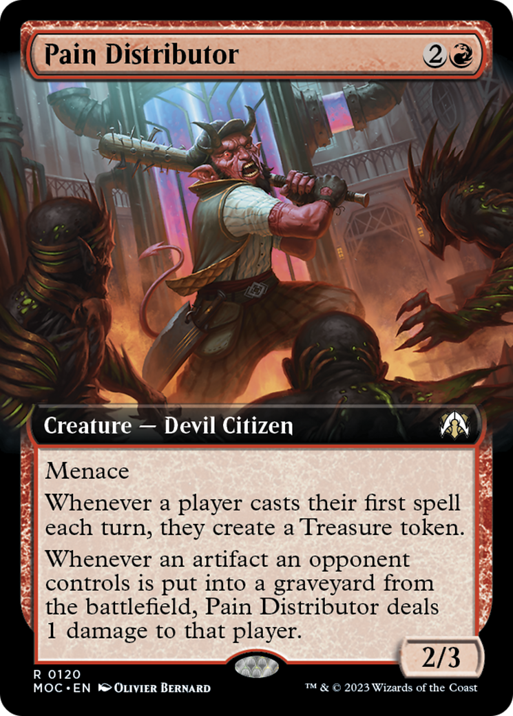 Pain Distributor (Extended Art) [March of the Machine Commander] | Gear Gaming Bentonville