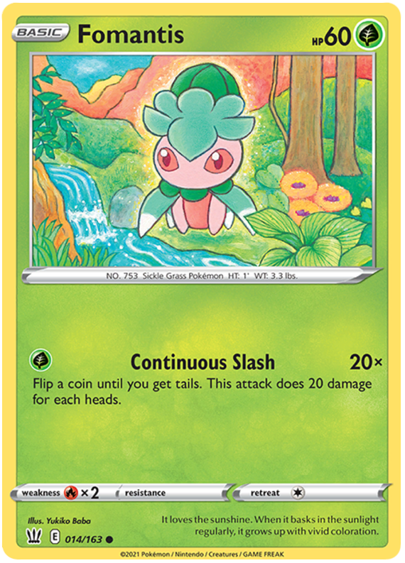 Fomantis (014/163) [Sword & Shield: Battle Styles] | Gear Gaming Bentonville