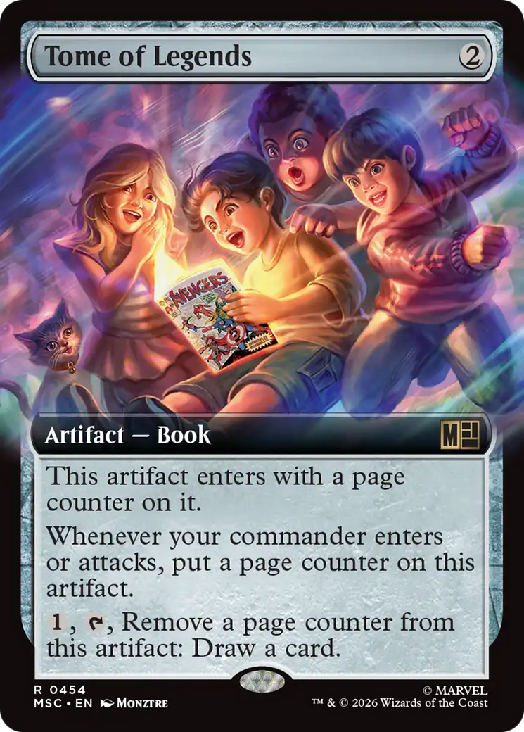 Tome of Legends (Extended Art) [Marvel Super Heroes Commander] | Gear Gaming Bentonville