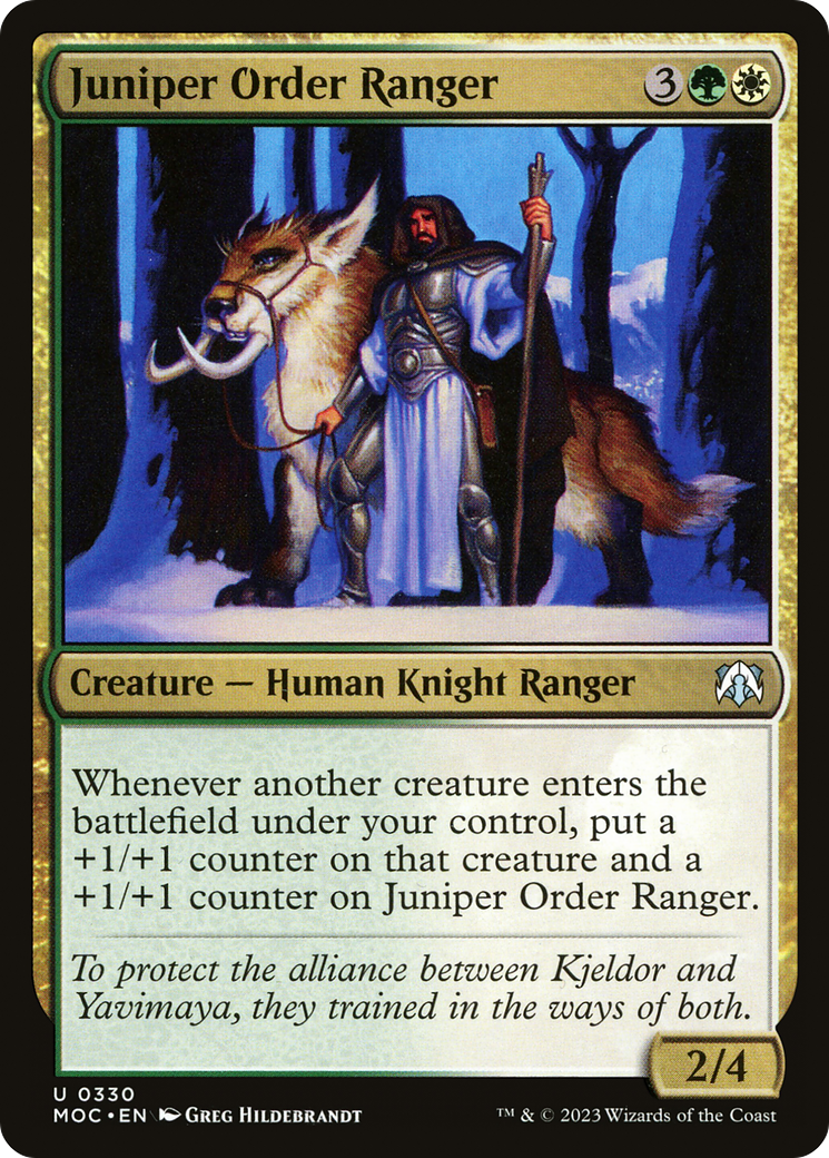 Juniper Order Ranger [March of the Machine Commander] | Gear Gaming Bentonville